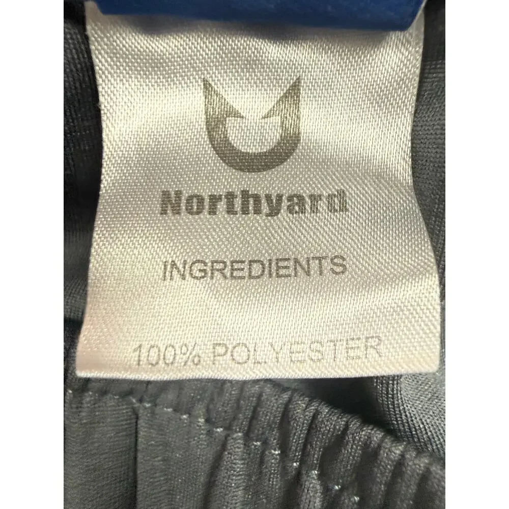 Northyard Mens Gray Athletic Running Shorts Reflective Detail Gym Performance XL